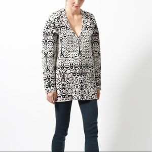 Alaïa White Leopard Sweater Tunic Pink Black